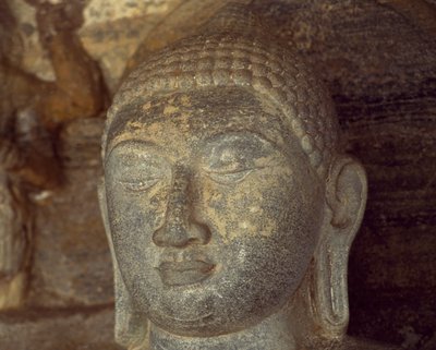 Sri Lanka, Polonnaruwa, detalhe da estátua de Buda de Gal Vihara (Lista do Patrimônio Mundial da UNESCO) de Unbekannt Unbekannt