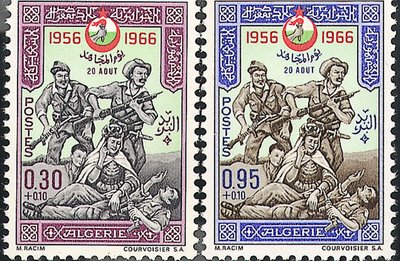 Selos para a independência da Argélia 1956-1966 de Unbekannt Unbekannt