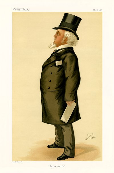 Edmund Tattersall - retrato de pé de Liborio Prosperi