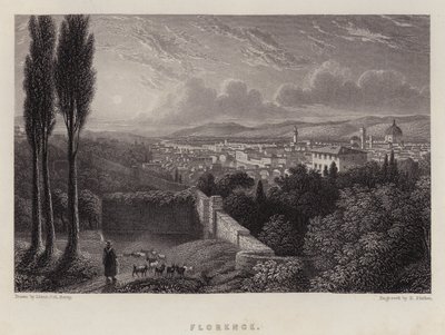 Florença (cor litho) de Lieutenant Colonel (after) Batty