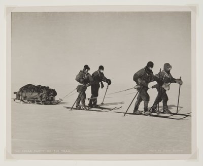 A Festa Polar na Trilha (impressão de brometo) de Lieutenant Henry Robertson Bowers