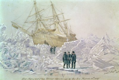 Incidente em uma jornada comercial: HMS Terror lançado pelo gelo, 15 de março de 1837 de Lieutenant Smyth
