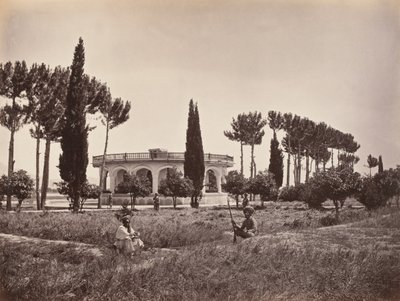 O jardim de Amir, Jalalabad, desde a entrada. de Lieutenant Vincent Eyre