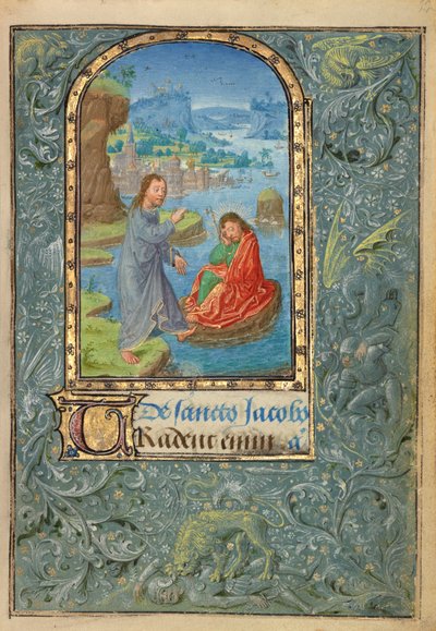 Sra. 37 (89.ML.35), fol. 22 Cristo Aparece a São Tiago Maior de Lieven van Lathem