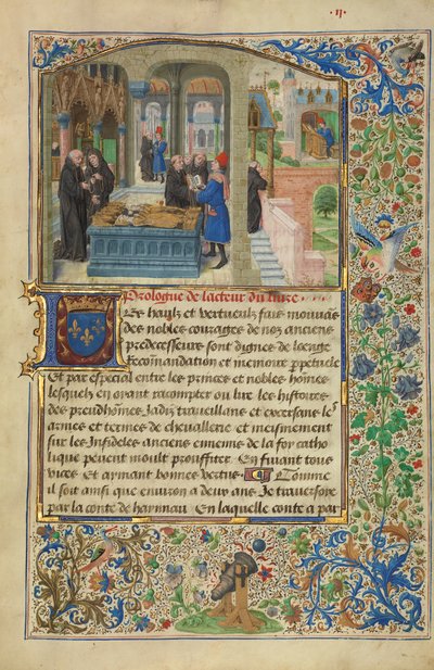 O autor que ouve a história de Gillion de Trazegnies de Lieven van Lathem
