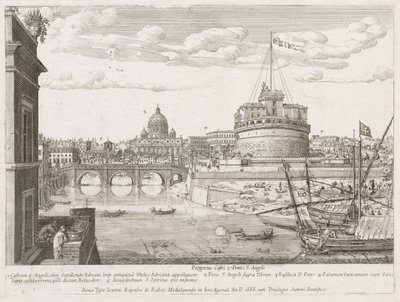 St. LocURI perspectiva Angeles de Roma insignes [por sua vez], 1666. de Lievin Cruyl