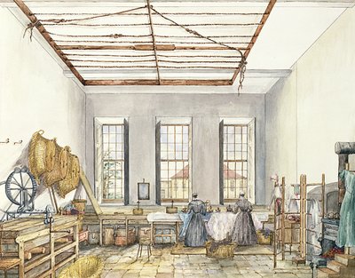 A lavanderia em Aynhoe, 23 de fevereiro de 1847 de Lili Cartwright