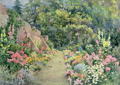 Uma fronteira herbácea de verão de Lilian Stannard