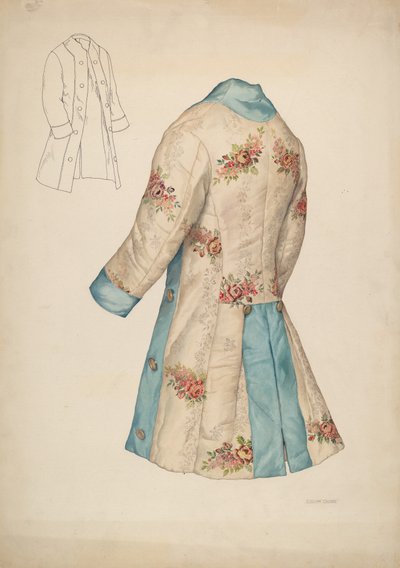Casaco de criança, c. 1940. de Lillian Causey