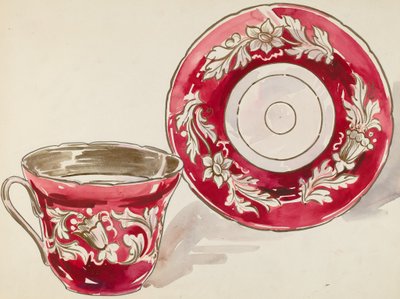 Cup and Saucer, c. 1936. de Lillian Causey