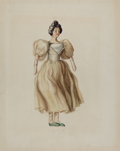 Boneca, c. 1936. de Lillian Causey