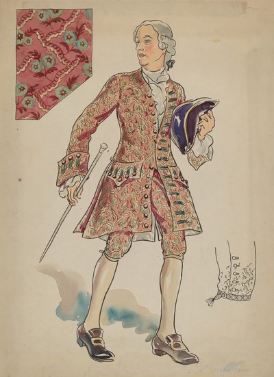 Fato de Homem, c. 1936. de Lillian Causey