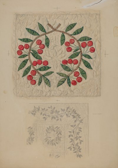 Quilt, applique. de Lillian Causey