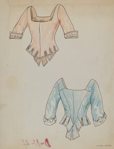 Satin Bodice, c. 1938. de Lillian Causey