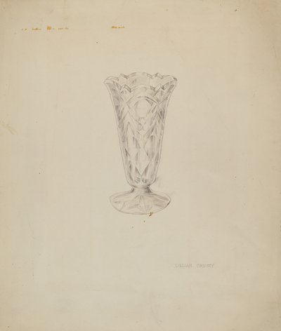 vaso, c. 1937. de Lillian Causey