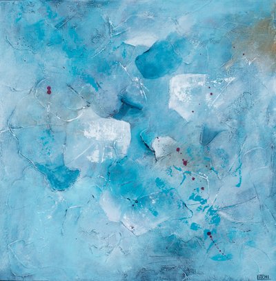 Fluxo Abstrato Aquático de Lillian Christiansson