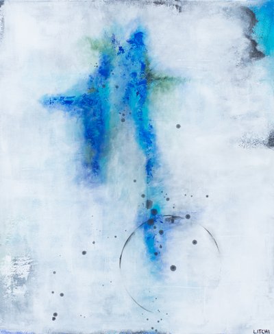 Fluxo Etéreo Azul de Lillian Christiansson