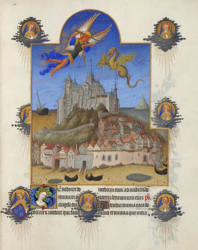 Très Riches Heures du Duc de Berry - A Missa de São Miguel de Limbourg Brothers