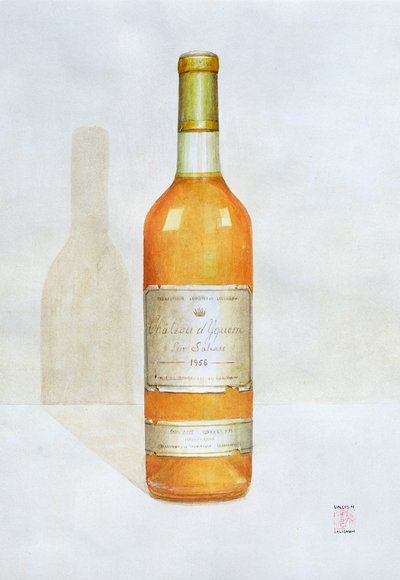 Chateau d&39;Yquem, 2003 (acrílico sobre papel) de Lincoln Seligman