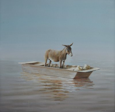 Burro no rio de Lincoln Seligman