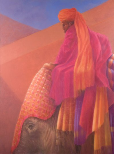 Mahout e Elefante de Lincoln Seligman