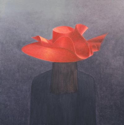 Red Hat, 2004 (acrílico sobre tela) de Lincoln Seligman