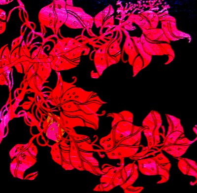 Vermelho para a irmã do William, 2017 (técnica mista) de linda arthurs