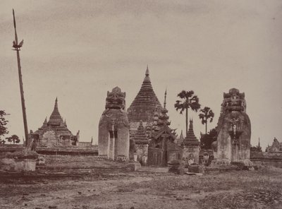 Pugahm Myo: Entrada para o pagode Shwe Zeegong de Linnaeus Tripe