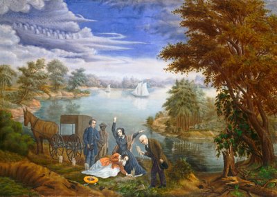 A Exumação, c. 1890. de Linton Park