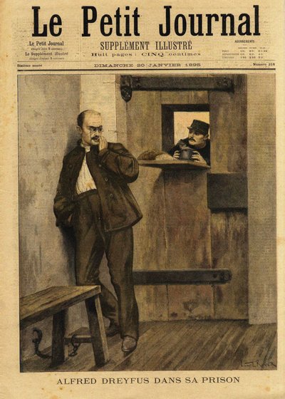Le Petit Journal sobre o Caso Dreyfus, 1895. de Lionel Royer