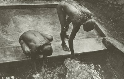 No poço (foto a p/b) de Lionel Wendt