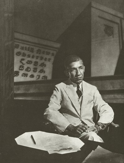 D R Wijewardene, Esq (foto a preto e branco) de Lionel Wendt