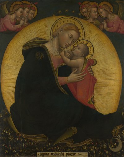 A Virgem da Humildade Madonna dell Umilitá, ca 1390 de Lippo di Dalmasio Scannabecchi
