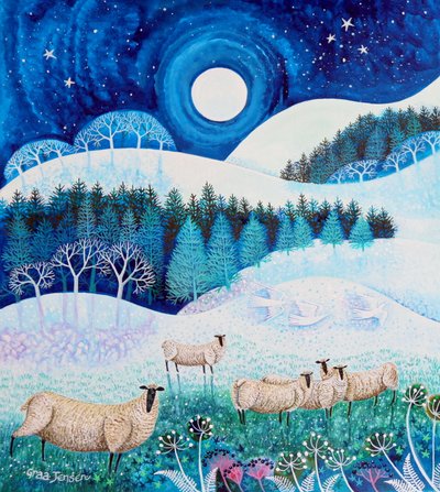 Ovelhas Frosty Sheep,2020 de Lisa Graa Jensen