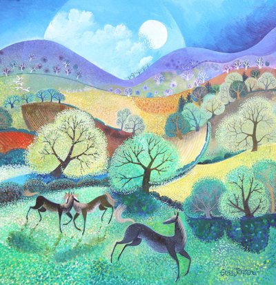 Campos de Verão, 2020,(acrílicos) de Lisa Graa Jensen