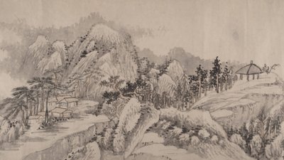 Vales Remotos e Florestas Profundas, datado de 1678. de Liu Yu