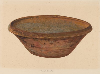 tigela, c. 1937. de Lloyd Charles Lemcke