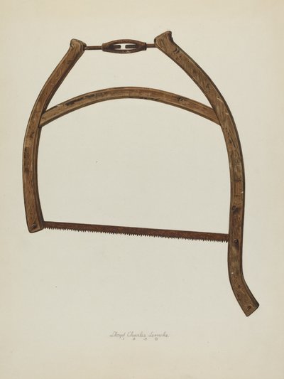 Buck Saw, 1938. de Lloyd Charles Lemcke