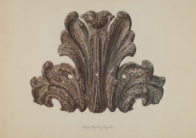 Folha de Ferro Ornamental, 1938. de Lloyd Charles Lemcke