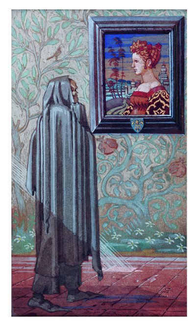 A menina e a morte, 1916. de Léo Schnug