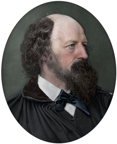 Alfred Tennyson, DCL, FRS, inglês poeta laureado, 1883 de Lock and Whitfield