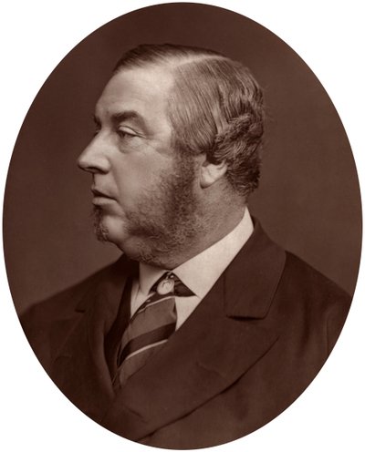George Sclater-Booth MP, Presidente do Conselho do Governo Local, 1878. de Lock and Whitfield