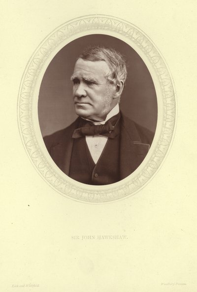 Retrato, de, senhor, john, Hawkshaw de Lock and Whitfield