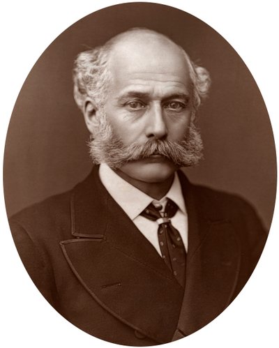 Sir Joseph Bazalgette, CB, engenheiro civil britânico, 1877. de Lock and Whitfield