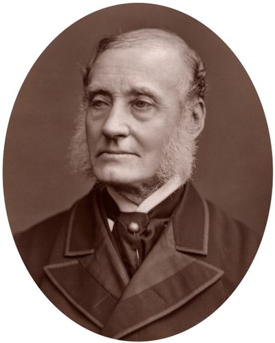 Sir Rutherford Alcock, diplomata britânico e presidente da Royal Geographic Society, 1877. de Lock and Whitfield