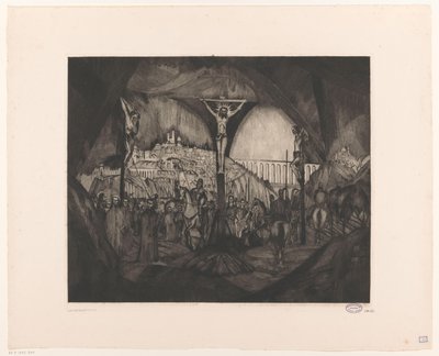 Gólgota I (título original) de Lodewijk Schelfhout (signed by artist)