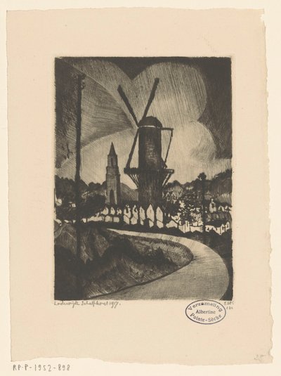 Paisagem montanhosa com moinho
Le Moulin (título original) de Lodewijk Schelfhout (signed by artist)