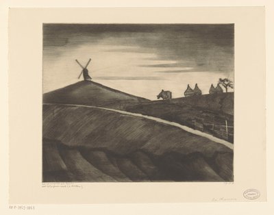 Paisagem montanhosa com boi lavrador perto de Etikhove
La Charrue (título original) de Lodewijk Schelfhout (signed by artist)