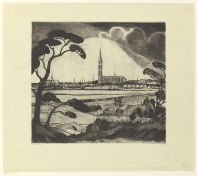 Hilversum e arredores Hilversum (título original) de Lodewijk Schelfhout (signed by artist)