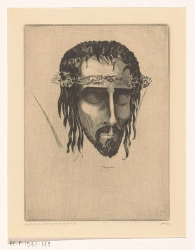 Cabeça de Cristo
Tête de Christ IV (título original) de Lodewijk Schelfhout (signed by artist)